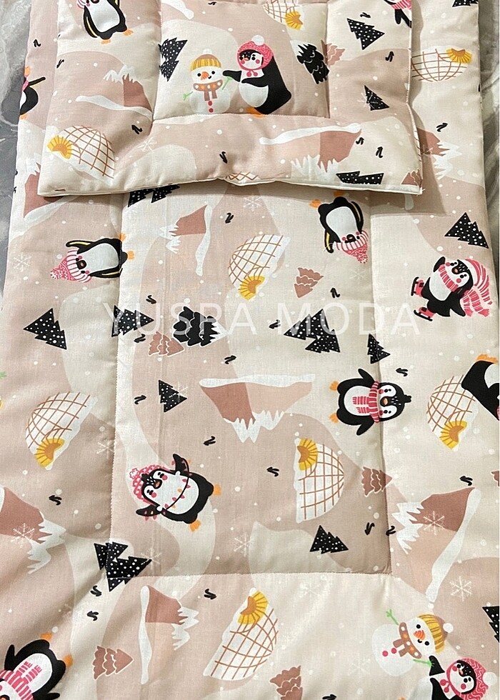 Penguen katlanabilir alt değiştirme minderi / bebek arabası mind - Görsel 2