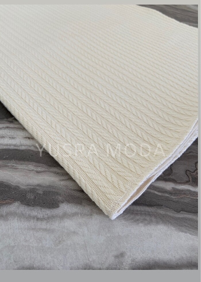 Örgü pike bebek battaniye - Görsel 3