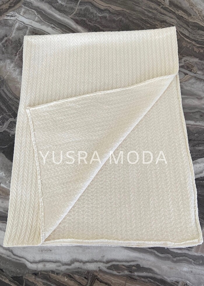 Örgü pike bebek battaniye - Görsel 4