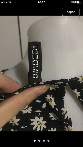 H&M Elbise çiçekli