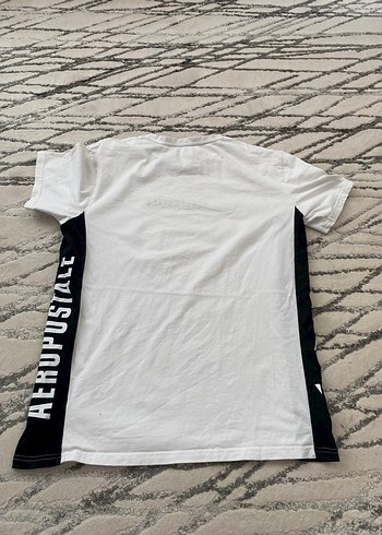 Aeropostale Aeropostale Erkek Beyaz Baskılı Tişört