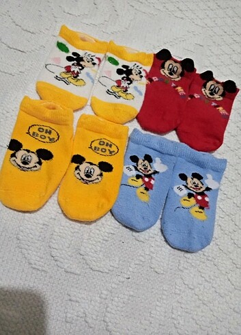 Disney Bebek Çorap 6-12 ay