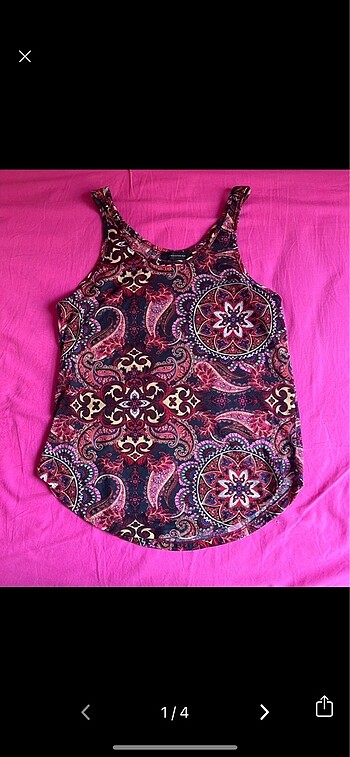 y2k vintage desenli hint bluz