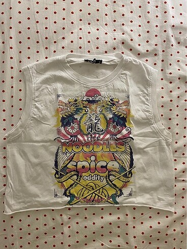 Desenli Crop Top