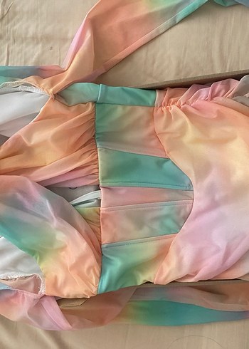 sagaza renkli elbise - Görsel 2