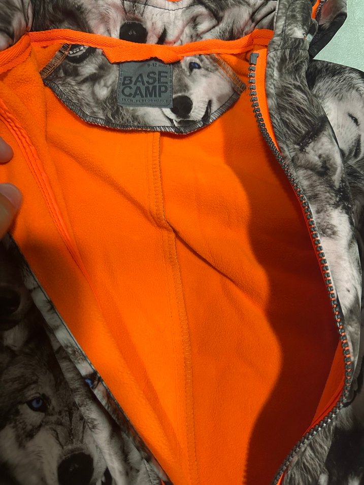 Kurt Desenli Gri Bebek Tulum - Görsel 2