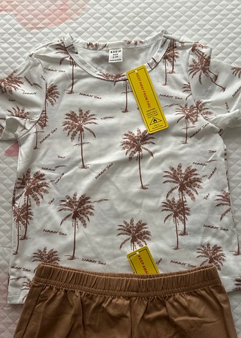 Diğer Bej Mini Loose Fit erkek çocuk alt üst takım
