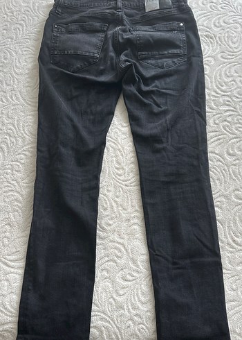 Mavi Gri Erkek Denim Pantolon, Kemerli, Normal Boy