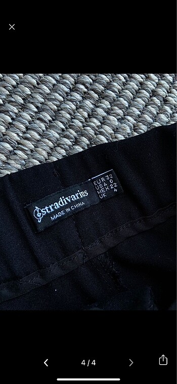 32 Beden siyah Renk Stradivarius bol paça pantolon
