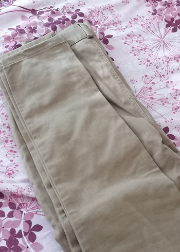 Bej Midi Erkek Kumaş Pantolon