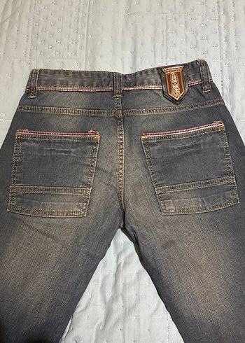 31 Beden gri Renk DSQUARED2 Gri Erkek Kot Pantolon Bel Detaylı