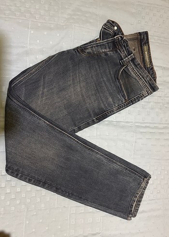 31 Beden Erkek Gri Kot Pantolon Regular Fit