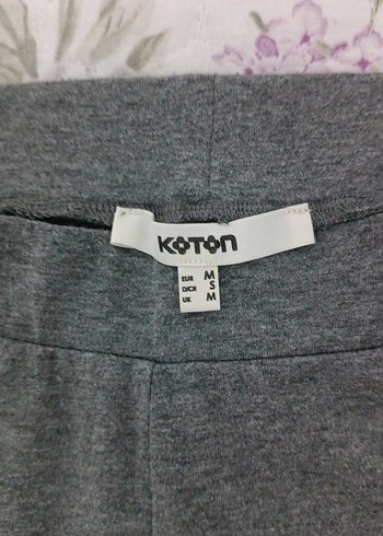 Gri Rahat Kesim İspanyol paça pantolon - Görsel 3