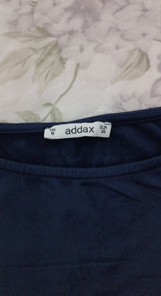 lacivert uzun kollu crop - Görsel 2