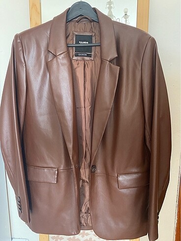 Deri blazer ceket