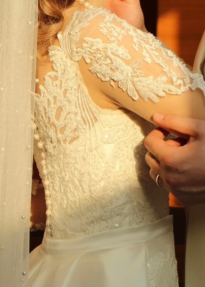 Tasarım el dikimi gelinlik - Görsel 2