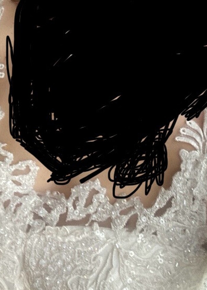 Tasarım el dikimi gelinlik - Görsel 5