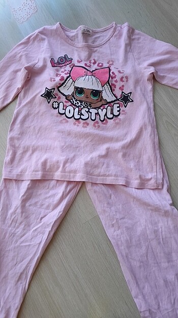 Diğer LOL bebekli kız çocuk pijama takımı