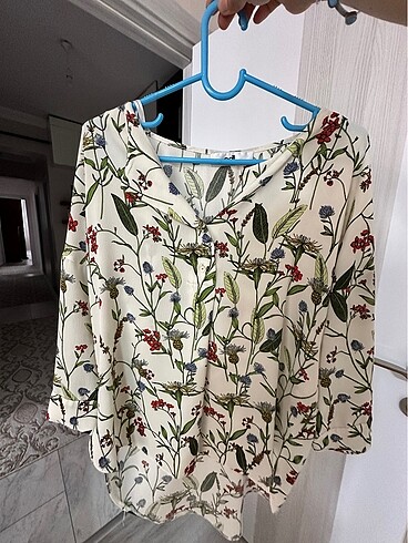 Şifon yazlık efil efil gömlek - Görsel 4