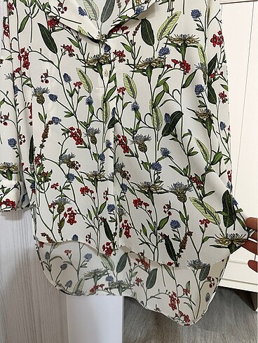 Şifon yazlık efil efil gömlek - Görsel 2