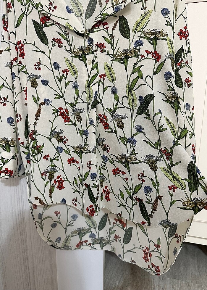 Şifon yazlık efil efil gömlek - Görsel 2