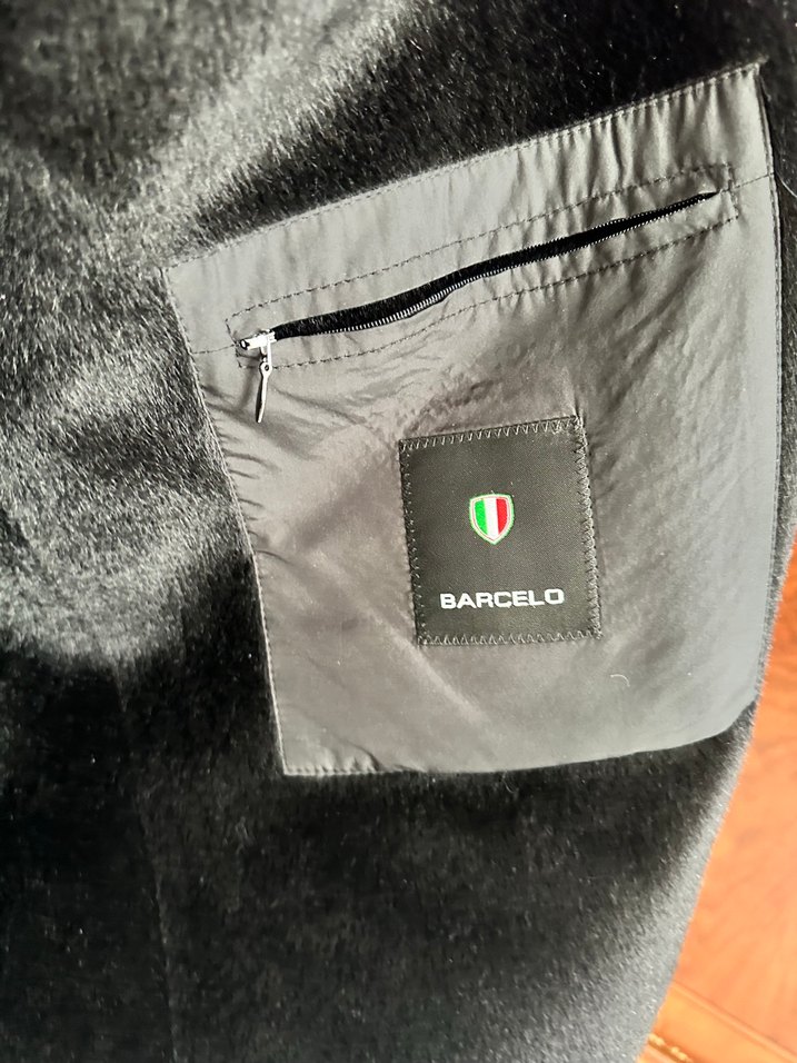 Gri Kürklü Erkek Midi Kaban - Görsel 5