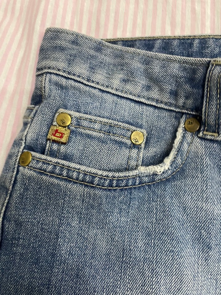 Vintage Denim Şort - Görsel 3