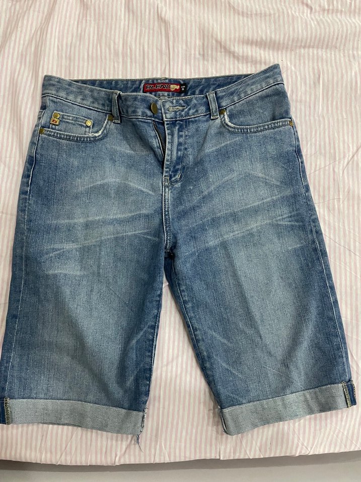 Vintage Denim Şort - Görsel 5