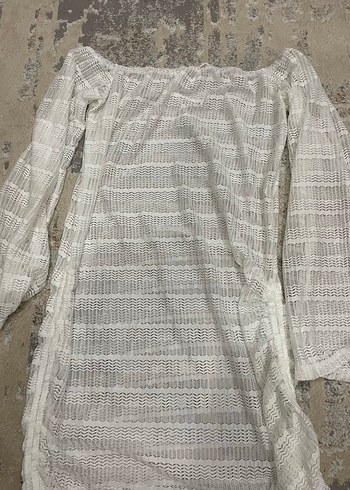 Beyaz Plaj Elbisesi - Görsel 3