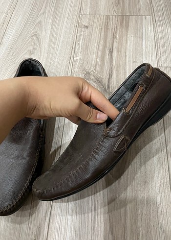 Kahverengi Deri Erkek Ayakkabı - Görsel 3