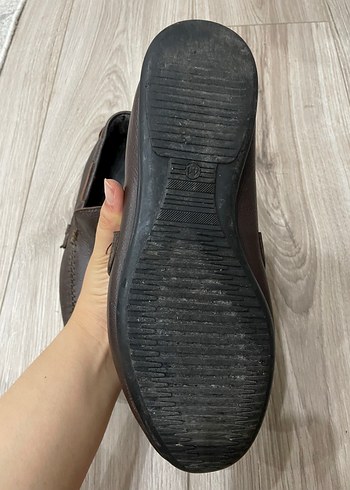 Kahverengi Deri Erkek Ayakkabı - Görsel 5