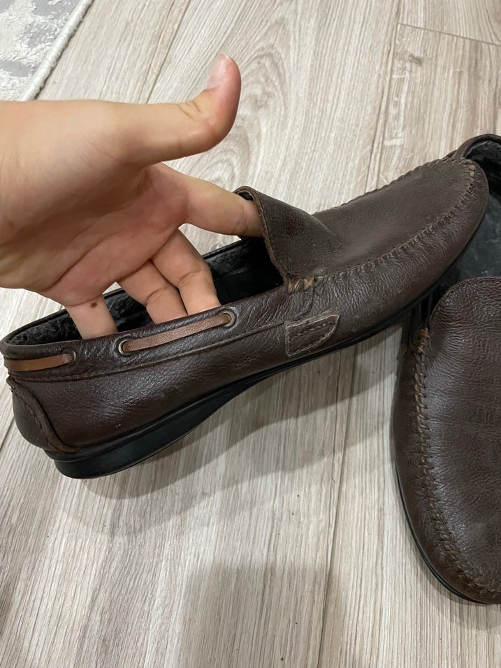 Kahverengi Deri Erkek Ayakkabı - Görsel 2