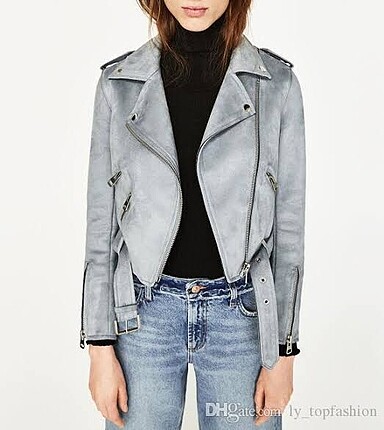 Zara Biker Süet Ceket