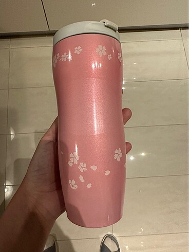 Starbucks pembe termos
