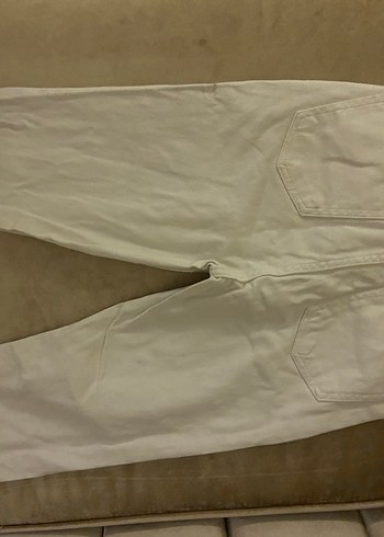 Kadın Beyaz Kot Jeans - Görsel 4