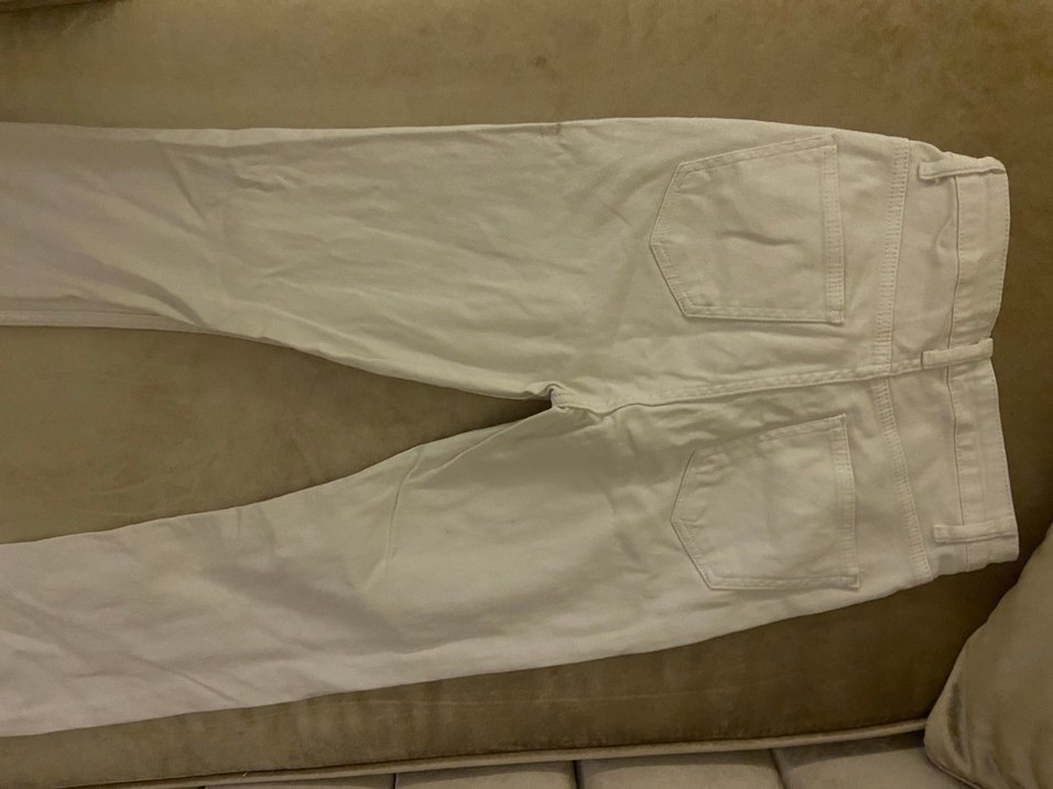 Kadın Beyaz Kot Jeans - Görsel 4