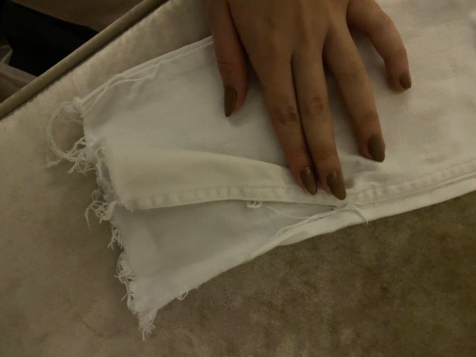 Kadın Beyaz Kot Jeans - Görsel 3