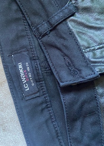 Siyah Deri  Pantolon - Görsel 3