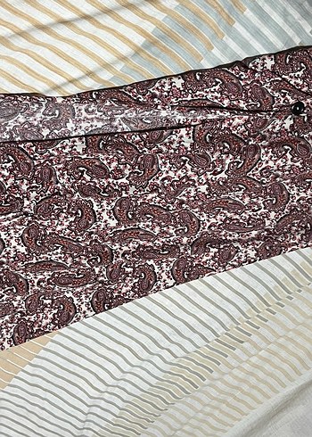 Stradivarius Kadin Kahverengi Pileli Bohem Kusak