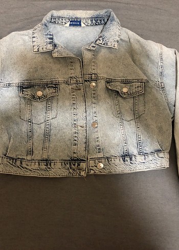Kadın Denim Ceket, Rahat Kesim, Düğmeli