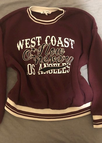 Bordo Kadın Sweatshirt