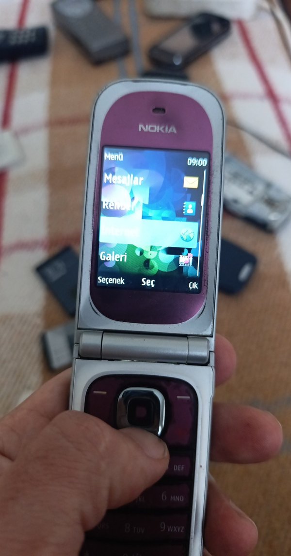 Mor KapaklıModel 7020 Nokia Telefon - Görsel 5