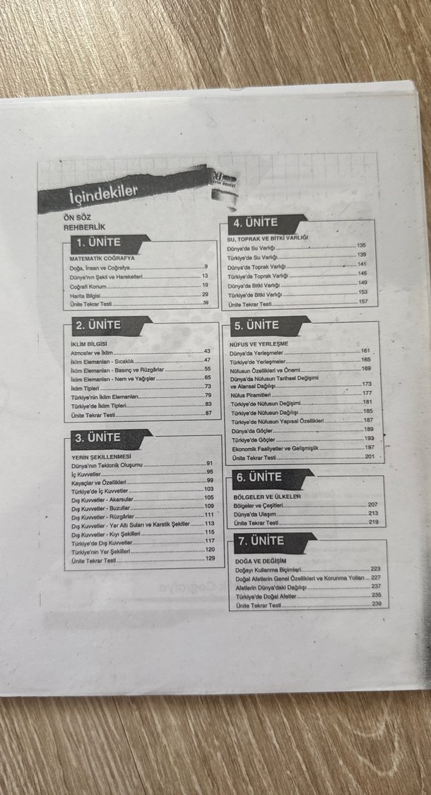 Yayın Denizi TYT Coğrafya Soru Bankası - Görsel 2