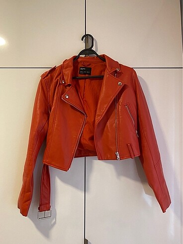 Bershka deri ceket