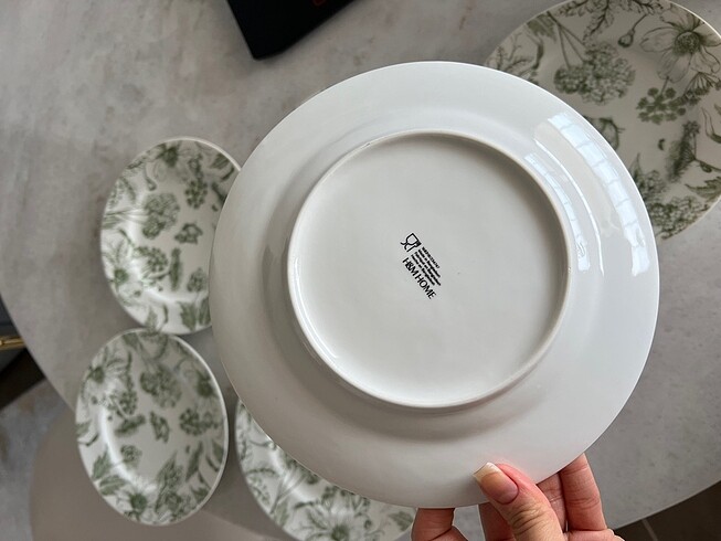 Beden beyaz Renk H&m home pasta tabağı
