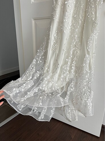 Beyaz balık gelinlik- abiye - Görsel 5