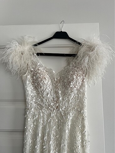 Beyaz balık gelinlik- abiye - Görsel 4