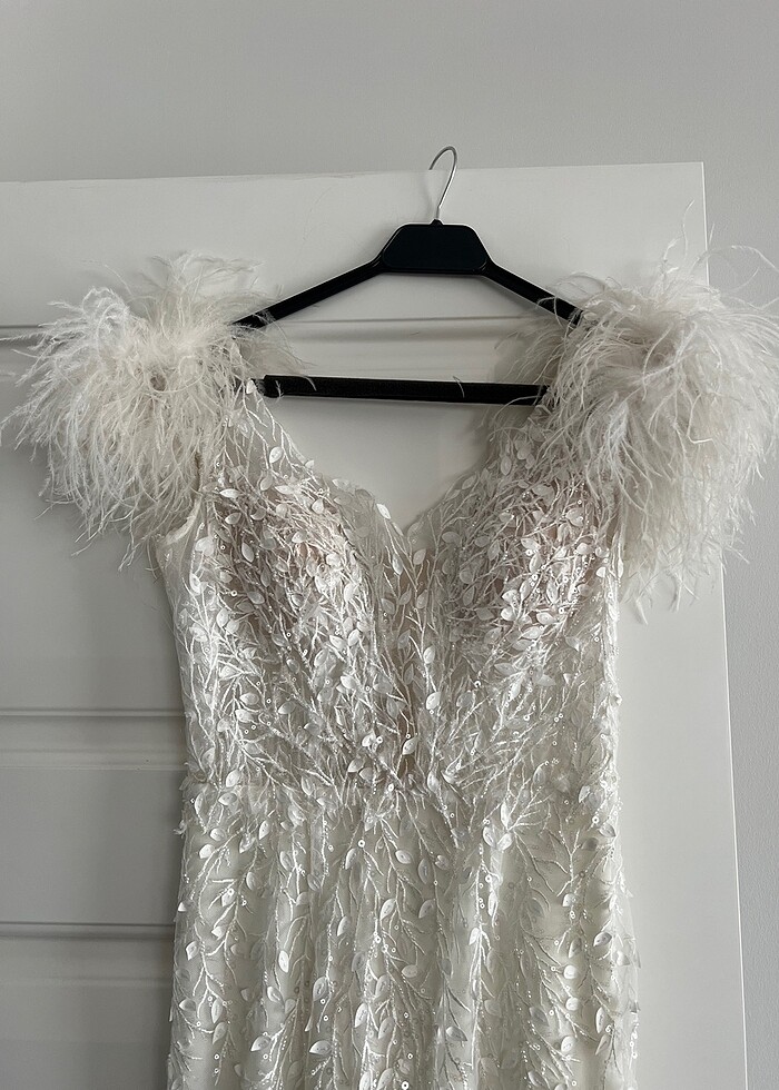 Beyaz balık gelinlik- abiye - Görsel 4