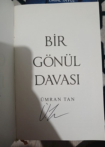 Bir Gönül Davası - Ümran Tan imzalı kutunun altında hasar var
