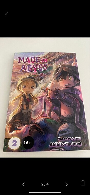  Made in abyss manga 4 cilt birden